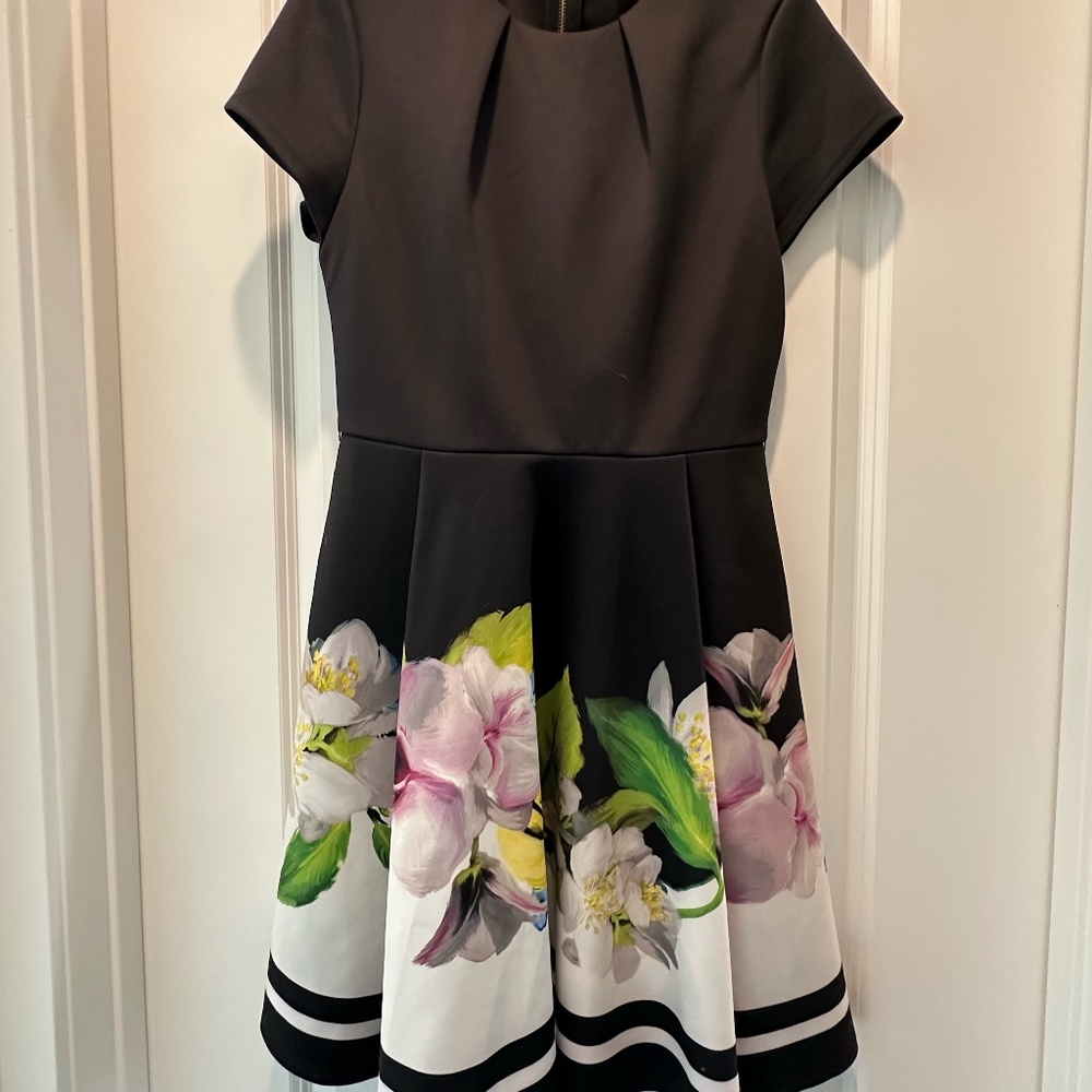 Black and White Ted Baker London Dress - Ted Size 3